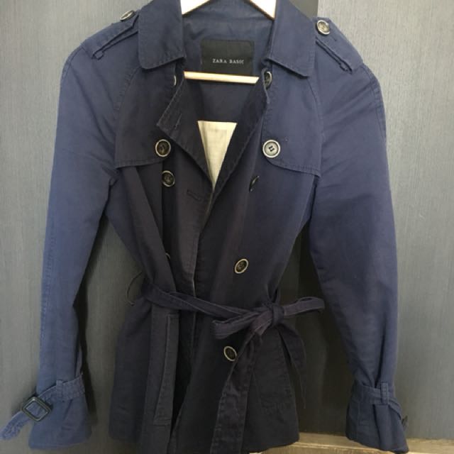 Trench blu zara Clearance