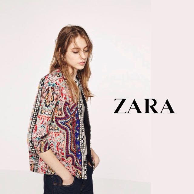 embellished jacket zara