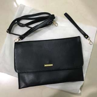Black Clutch Tas Pesta