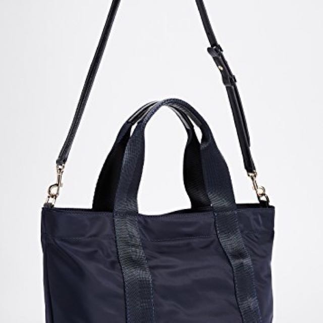 Tory Burch Quinn Small Zip Top Nylon Tote Bag Carousell