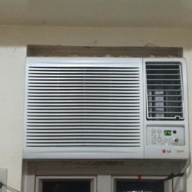 Airconditioner 1 5hp Lg Gold Tv Home Appliances Kitchen Appliances Wine Cellar Storage On Carousell