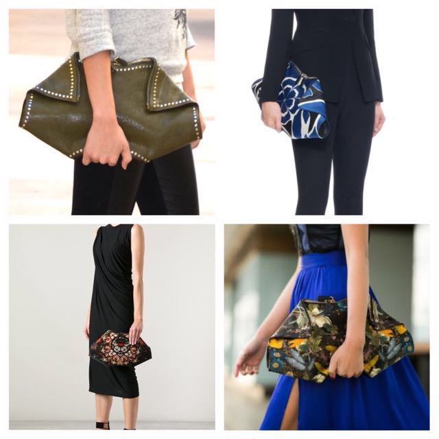 Mcqueen de discount manta clutch