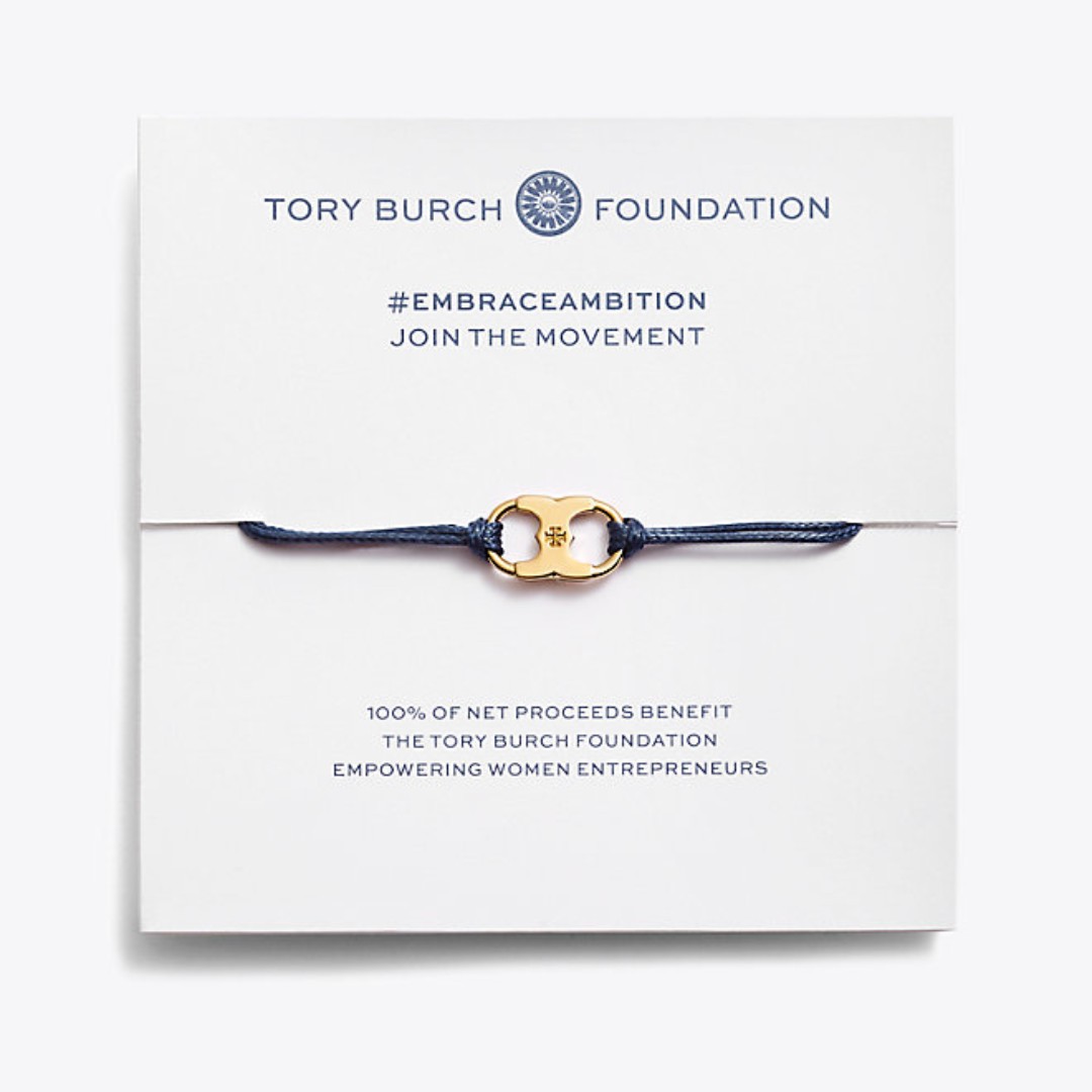 BNIP TORY BURCH EMBRACE AMBITION BRACELET - NAVY, Women's Fashion, Jewelry  & Organisers, Body Jewelry on Carousell