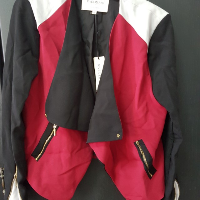 River island colour block blazer discount
