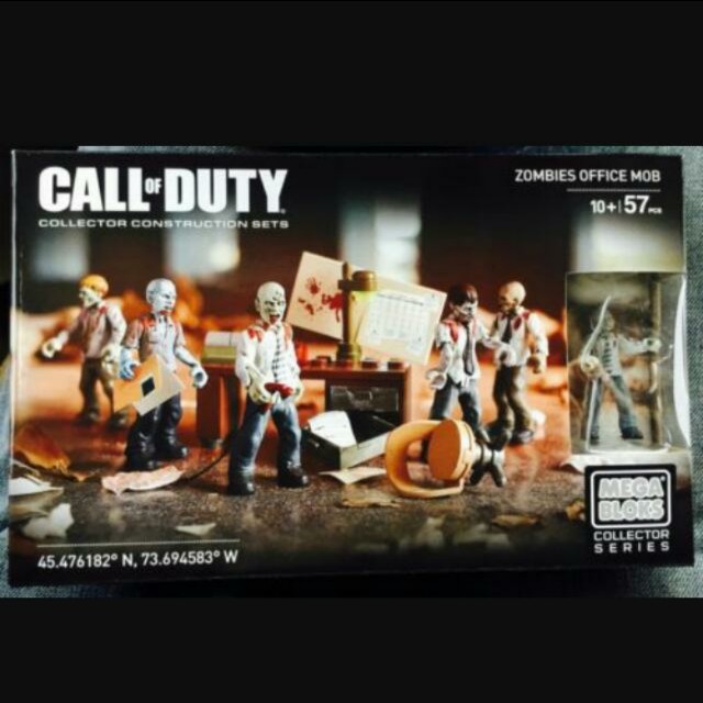 mega bloks call of duty zombies office mob