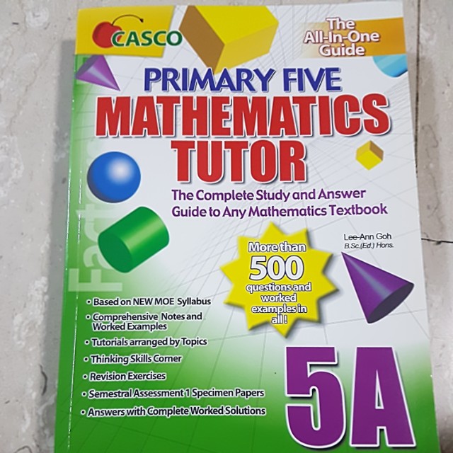 Casco Mathematics Tutor Primary 5 Book 5a Books Stationery
