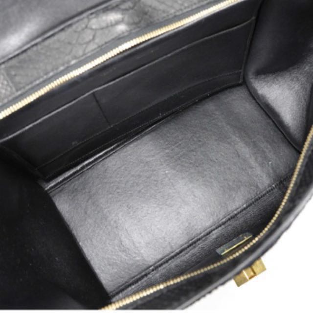 Celine Black Full Python Bag (Category: Cross-body Bags) located in Singapore. Submitted by jesjes2016 (Listing ID 136772634, Image 3). Description: Medium size, not used. Bought in Europe for Euro $5k .
