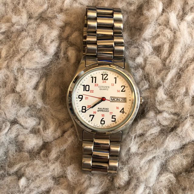 Citizen railroad approved watch deals