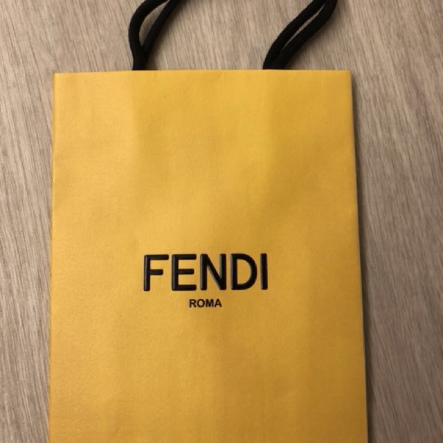 Fendi paper bag, Luxury, Accessories on Carousell