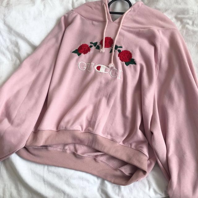 gucci champion sweater