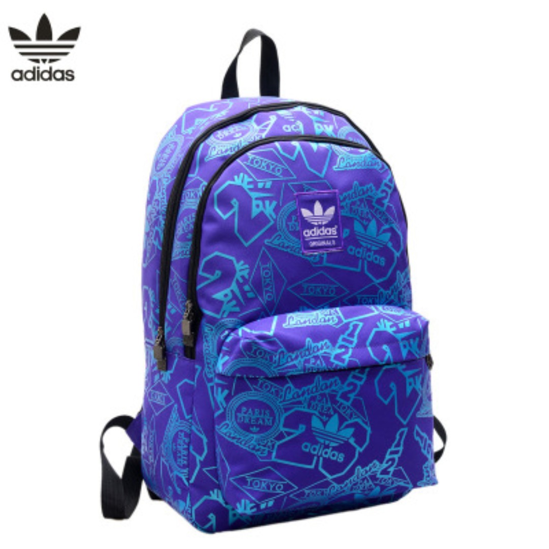 adidas bookbag purple
