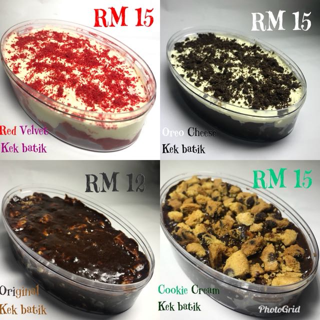 Kek Batik Cheesekut Leleh Food Drinks Baked Goods On Carousell