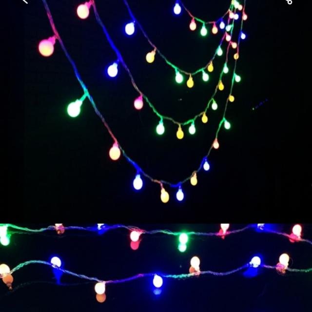 Led Rainbow Fairy Lights 3m Long Battery Pack Furniture Home Photo
