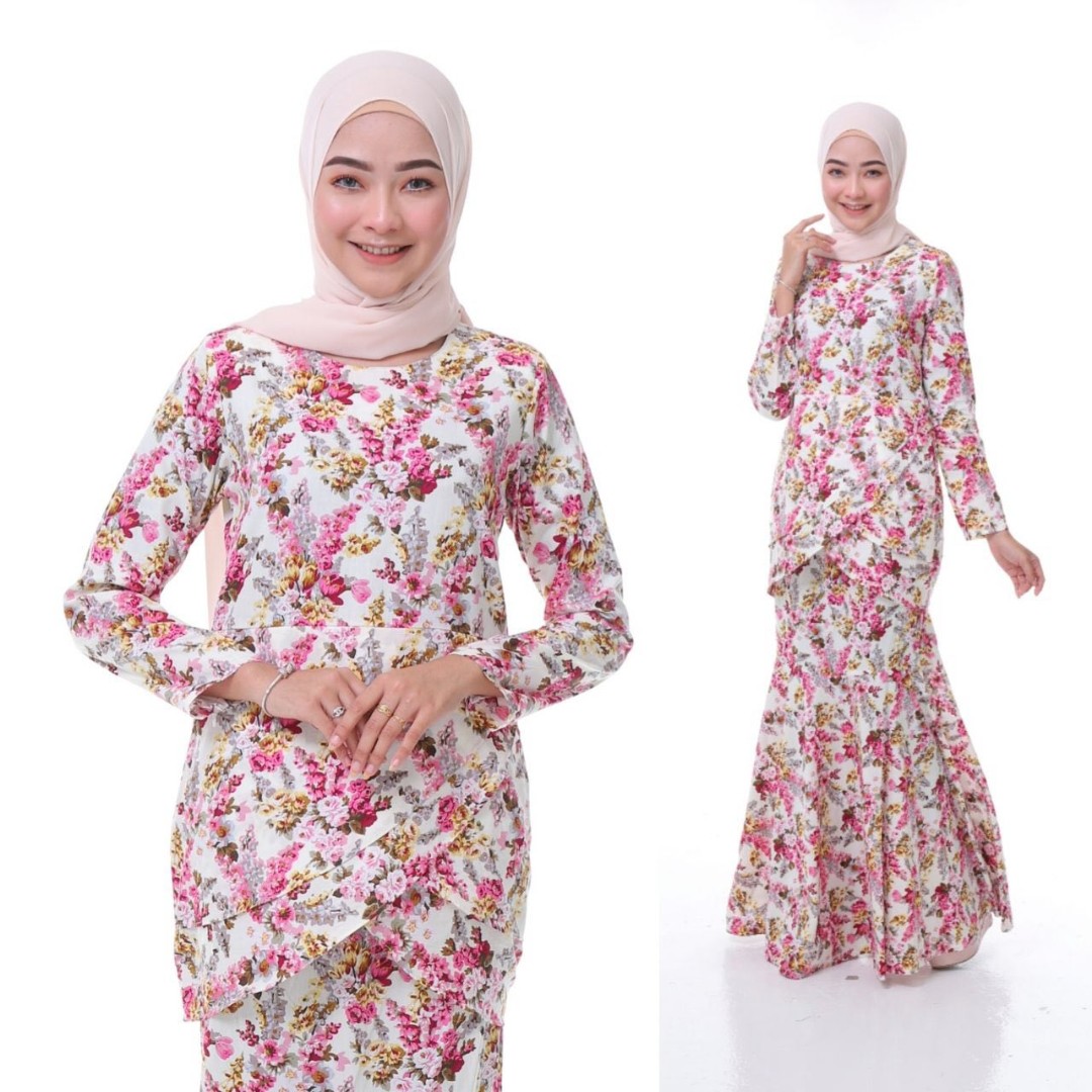 NEW Saiz XXS 3XL Baju  Kurung  Silang Modern Cut 100 