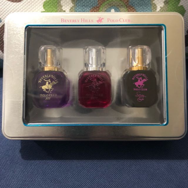 Original Beverly Hills Polo Club Perfume 3 Piece Set For Women Health Beauty Perfumes Nail Care Others On Carousell