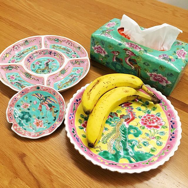 Peranakan plates, TV & Home Appliances, Kitchen Appliances, Other