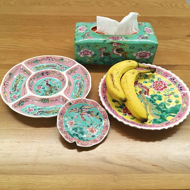 Peranakan plates, TV & Home Appliances, Kitchen Appliances, Other