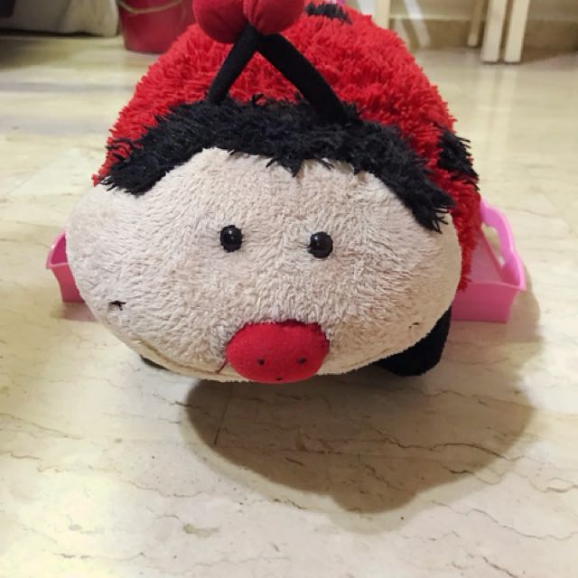 Pillow Pet Lady Bug Design Babies Kids Toys Walkers On Carousell