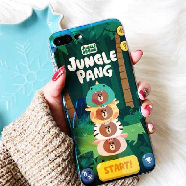 Po 171 Line Brown Bear Cupcake Jungle Pang Iphone Oppo Phone Case Bulletin Board Preorders On Carousell
