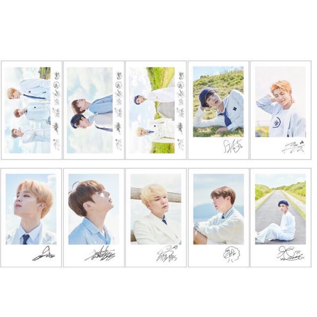 Po Bts Group Transparent Photocard Entertainment K Wave On