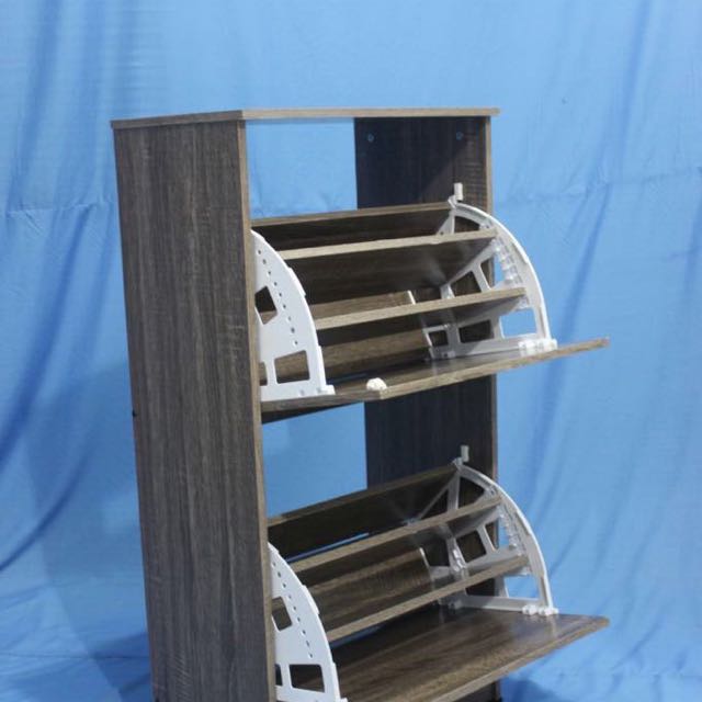 Rak Sepatu Kayu Modern Gratis Ongkir Perabotan Rumah Di Carousell