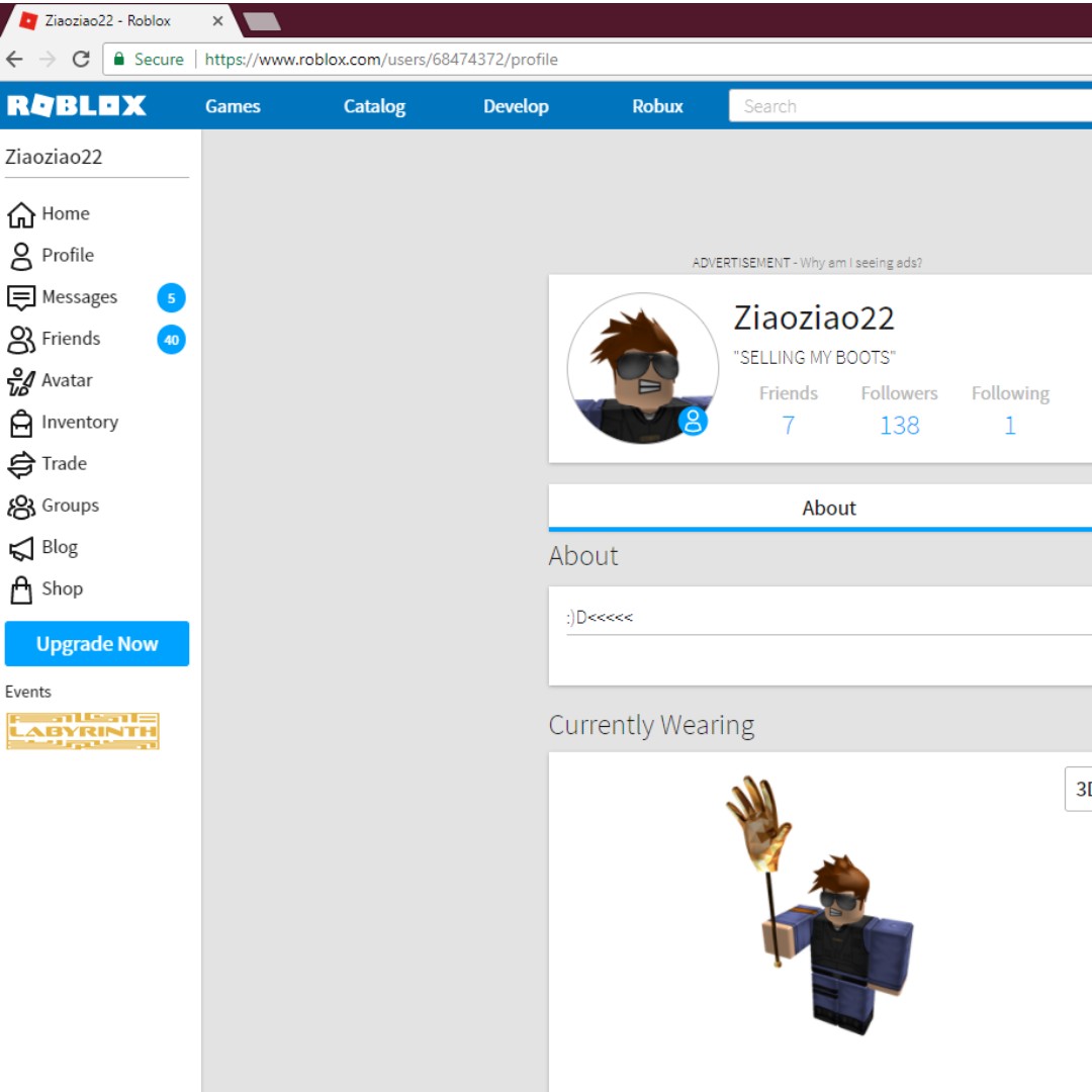 Roblox Account Toys Games Video Gaming Gaming Accessories On - share this listing