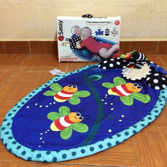 Sassy Tummy Time Mat Babies Kids Others On Carousell