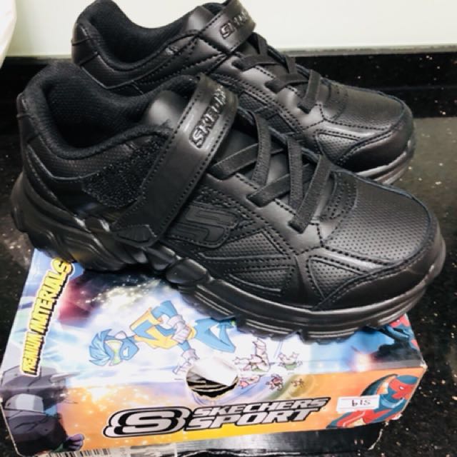 Skechers Black school Shoes, Babies 