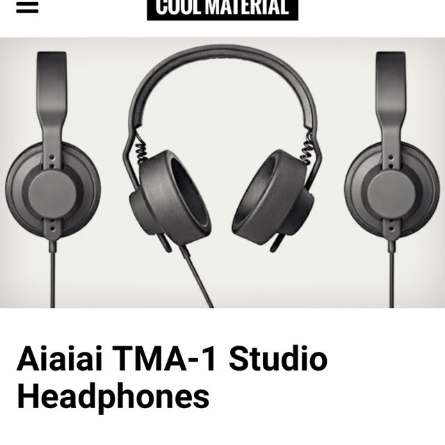 TMA-1 studio headphones aiaiai, Audio, Headphones & Headsets on