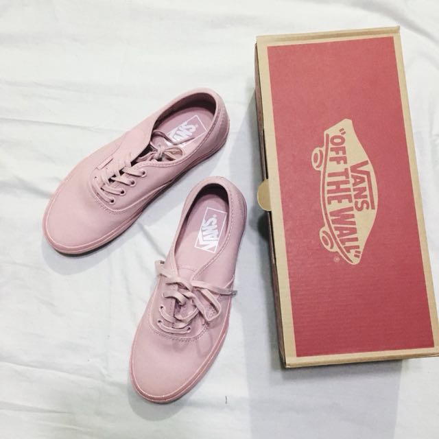 pink metallic vans