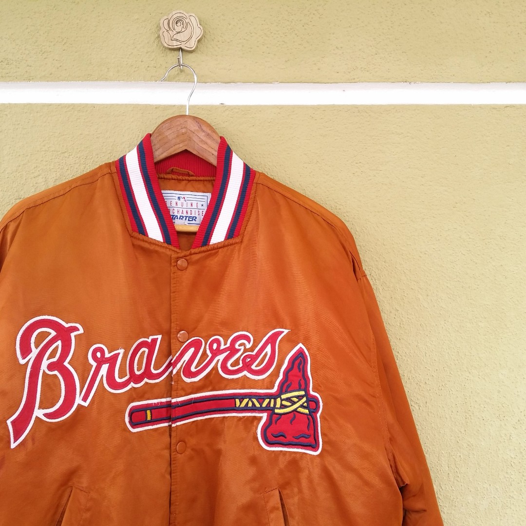 Vintage 90s Atlanta Braves Starter Jacket Size Large