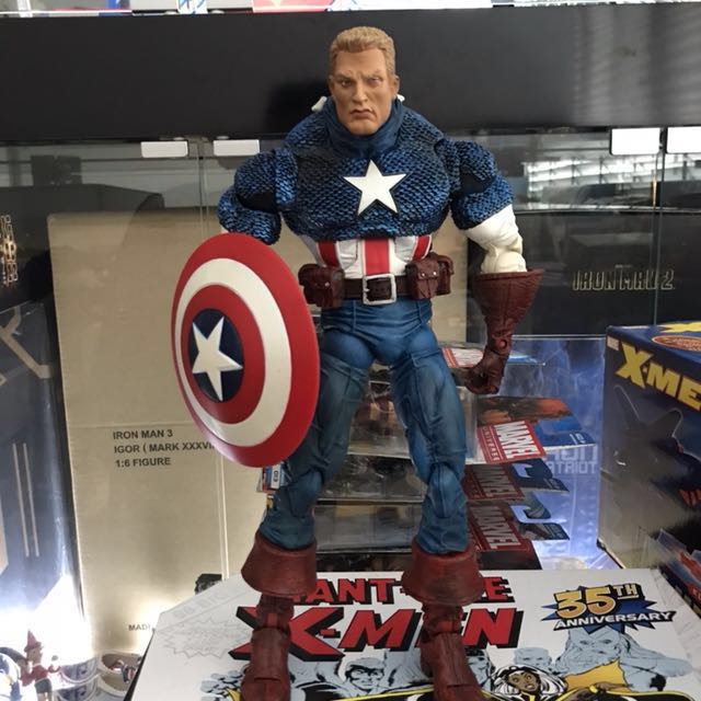 marvel legends icons captain america