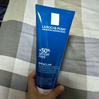 La Roche Posay Effaclar (purifying foaming gel for oily sensitive skin) +50% more