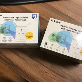 D Link Brand New N300 Wi-Fi Range Extender