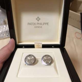 Patek Philippe Original New White Gold Cufflink 205.9089G