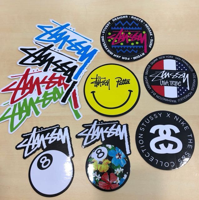 メール便可 2セットまで STUSSY Sticker \u0026 Ribbon Wrapping Set