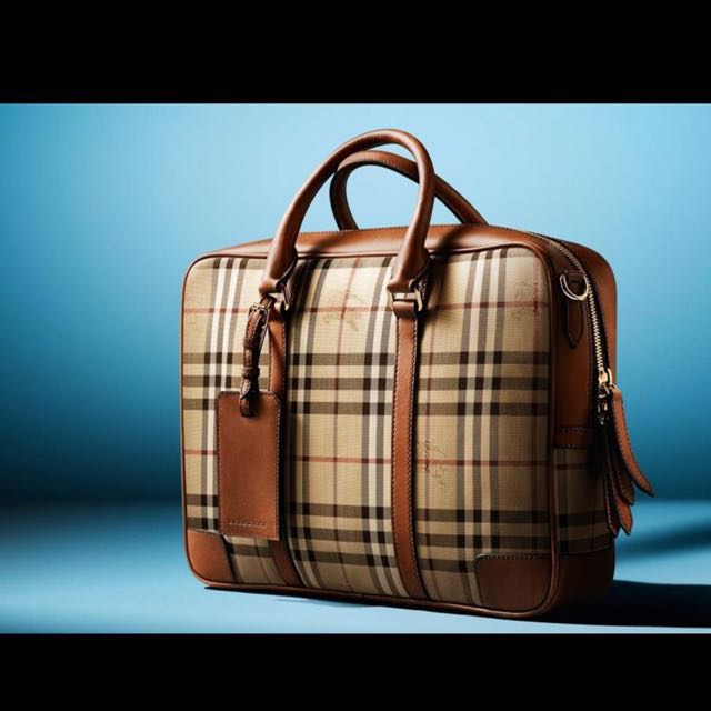 Authentic Burberry Horseferry Check Newburg Briefcase, Luxury, Bags &  Wallets on Carousell