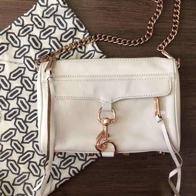 Rebecca minkoff mini clearance mac white