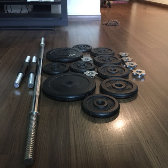 Barbell, Sports Equipment, Exercise & Fitness, Cardio & Fitness