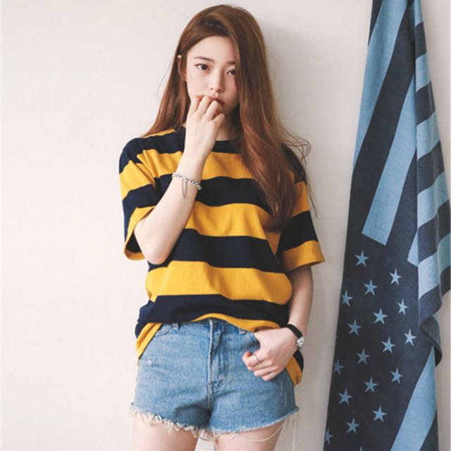 yellow korean outfit