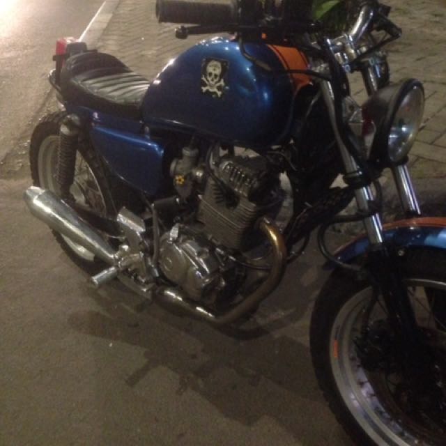 Modifikasi cb 100 mesin tiger honda ria t The 100