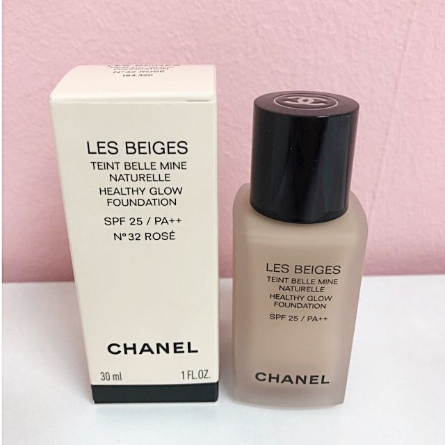Chanel Les Beiges Healthy Glow Foundation SPF25/PA++ #32 Rose 30ml