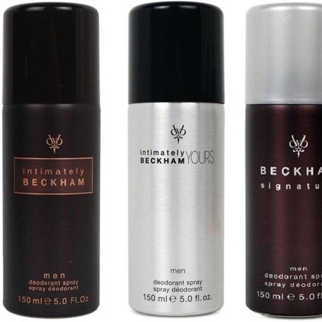 intimately beckham deodorant spray