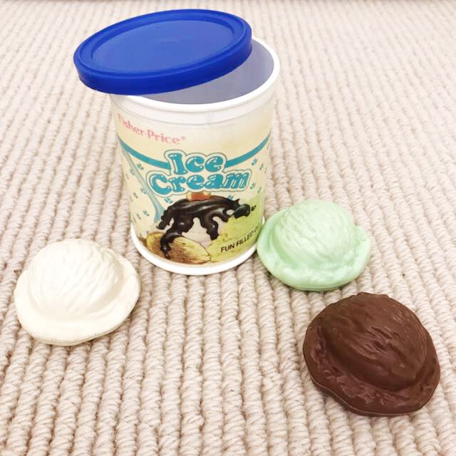 FISHER PRICE Vintage Play Food Ice Cream, Babies & Kids, Infant