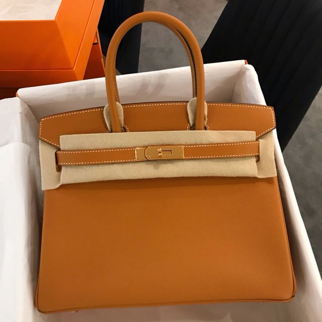 Hermes Kelly 25 Epsom Toffee GHW Stamp B