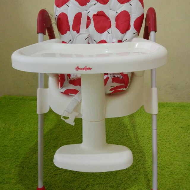 High Chair Cocolatte Cl 580 Red Apple Bayi Anak Perawatan Makanan Anak Di Carousell