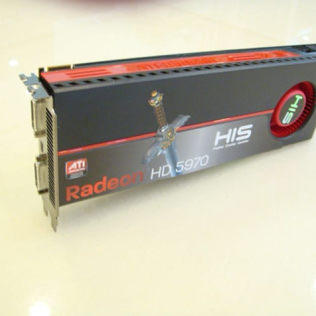 HIS ATI 5970 GPU + FREE waterblock, Computers & Tech, Parts ...