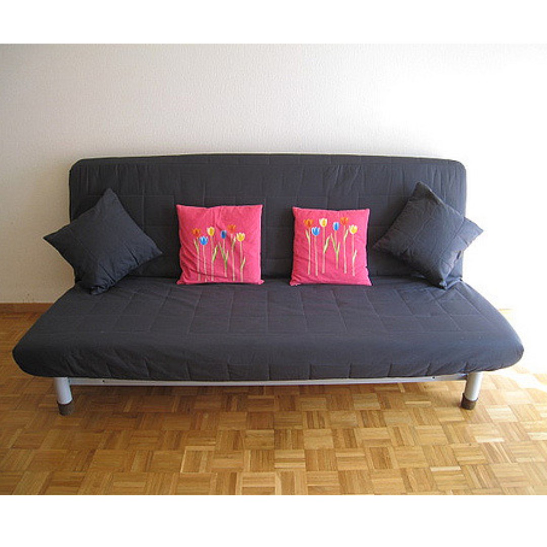 Ikea Beddinge Sofa Bed Futon Cover 2 Pillows