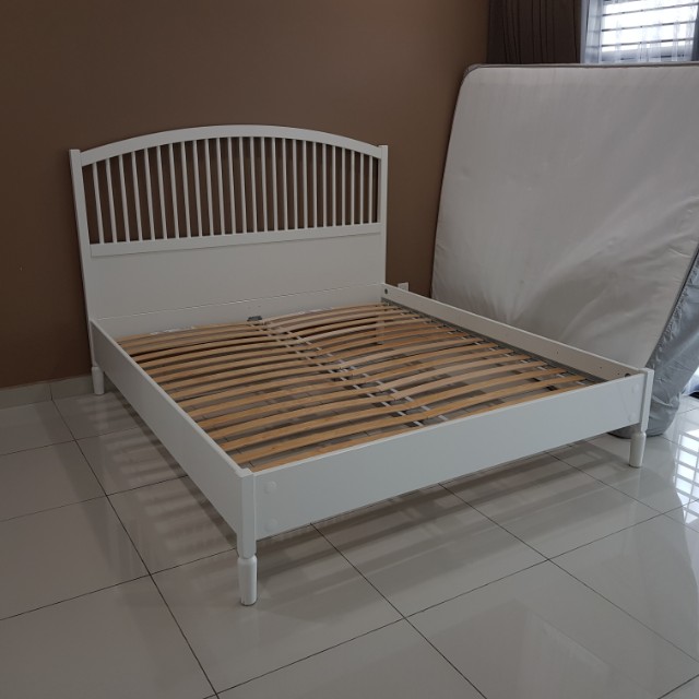 Ikea Tyssedal bed frame King without mattress
