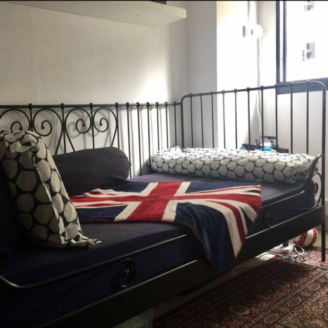 IKEA Wrought Iron Day Bed Frame, Furniture & Home Living, Furniture